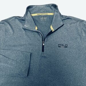 Polo Ralph Lauren Performance Sweater Mens LG Blue‎